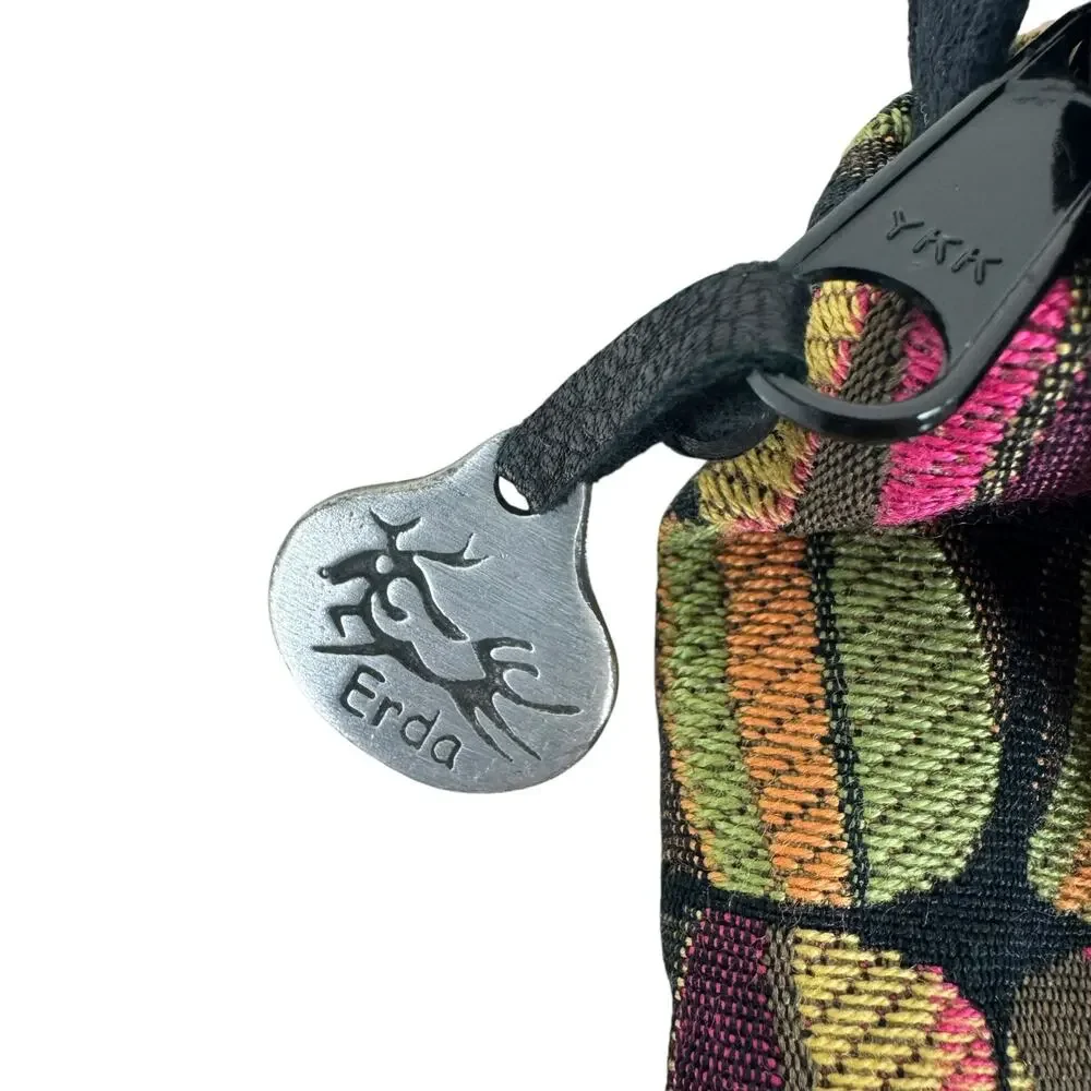 Erda Of Maine Colorful Tapestry Flap Adjustable‎ Strap Square Crossbody Purse